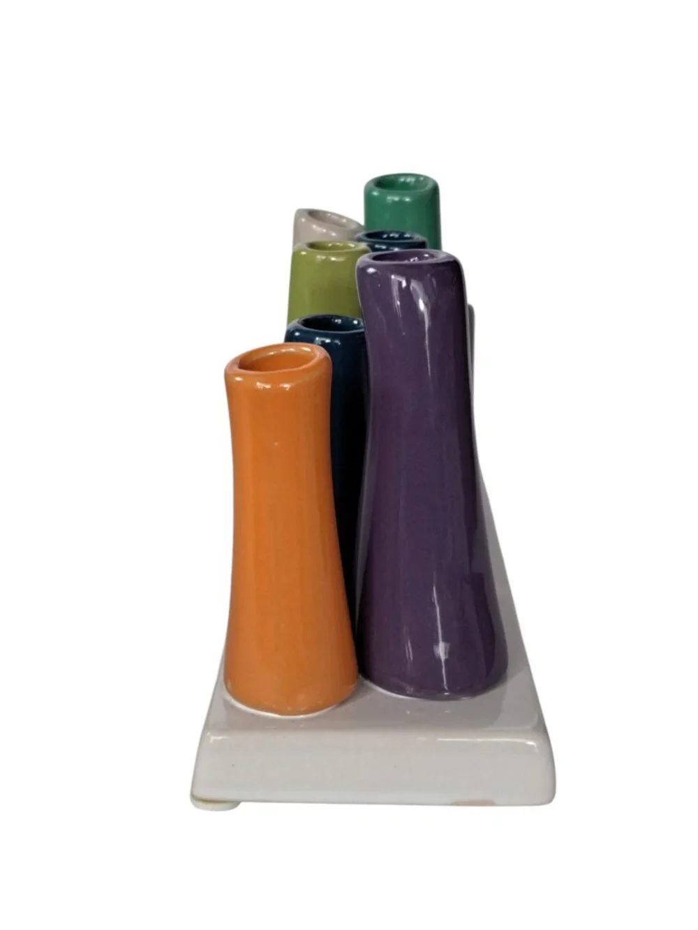 Chive Pooley Modern Bud Vase Holds 8 Flowers
